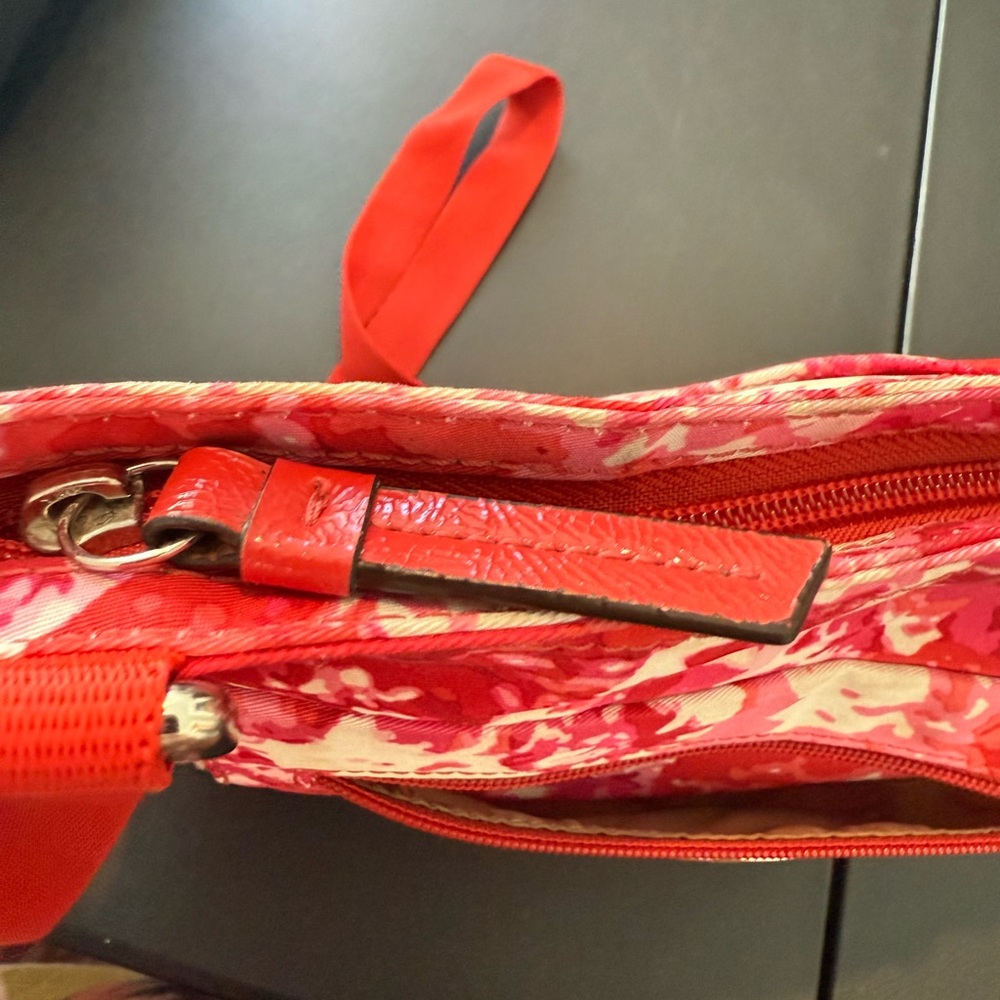 COACH NYLON GETAWAY FLORAL FILE CROSSBODY BAG EUC - Picture 13 of 15